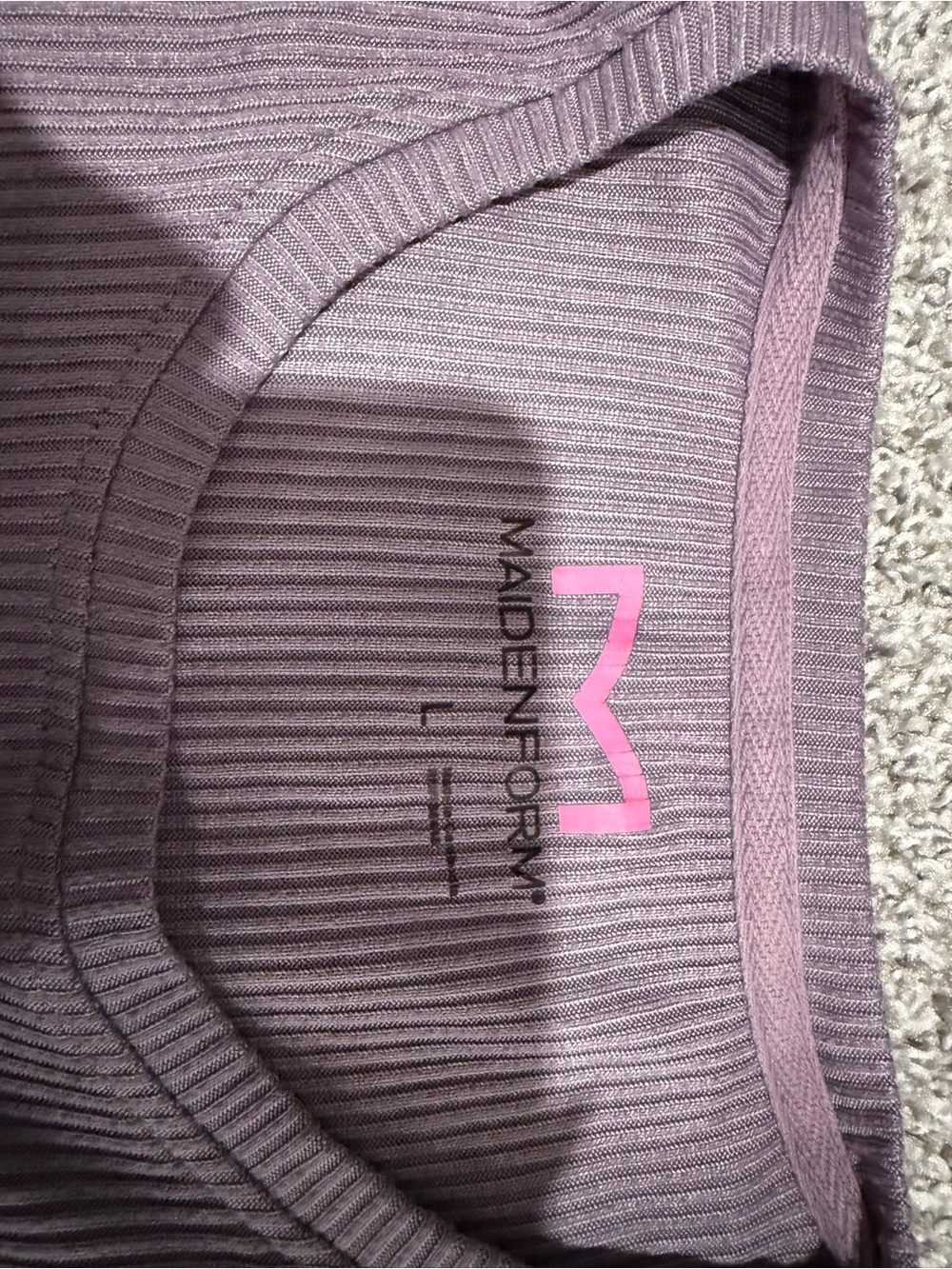 Lavender Ribbed longsleeve - Picture 2 of 2